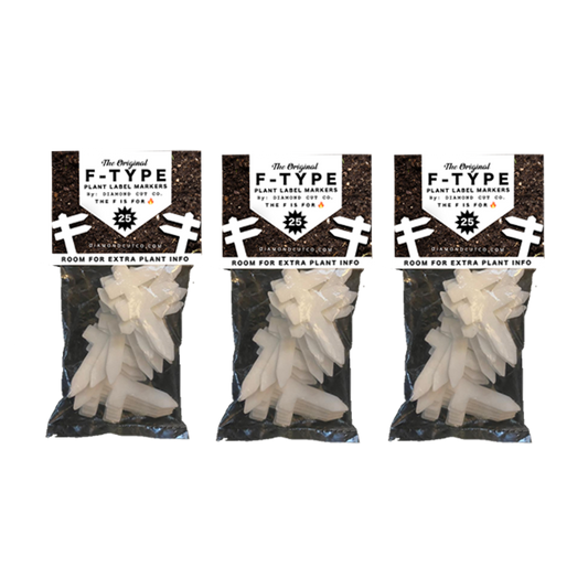 The F-Type Plant Label Markers » 25-pack